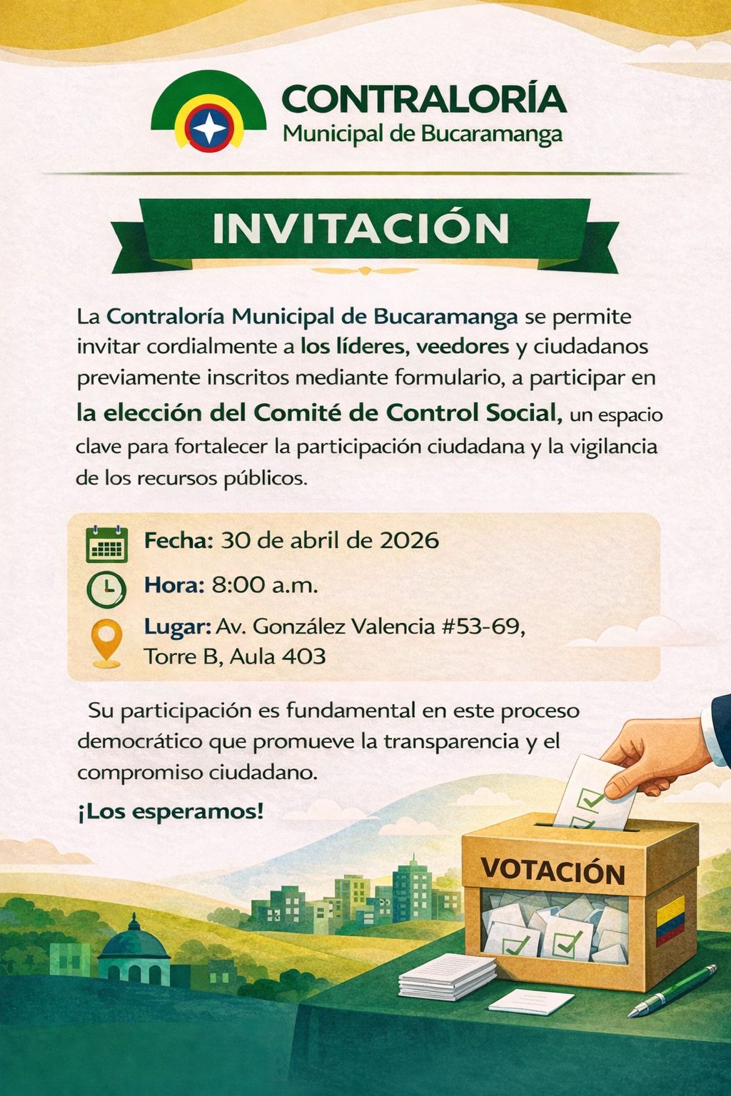 1.  INVITACION ELECCIÓN REPRESENTANTES 