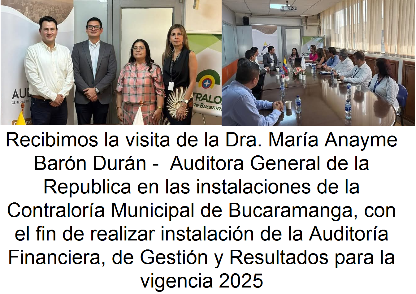 Instalación de la Auditoría Financiera, de Gestión...