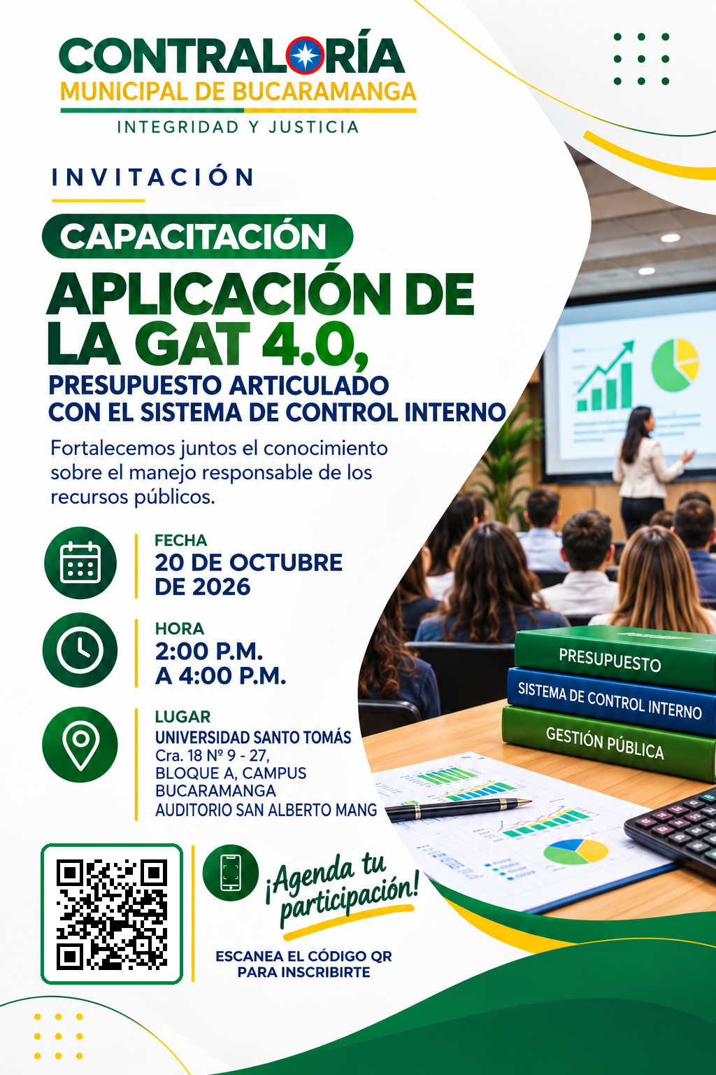 INVITACION CAPACITACION APLICACION DE LA GAT 4.0